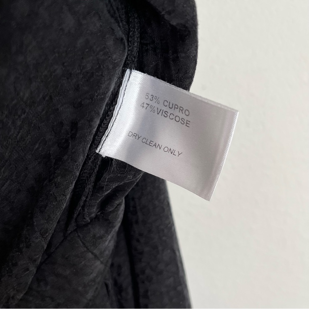 UNDRESS Lithuania ( NWT) | XS/S Maneli Cupro Black Midi Wrap Dress - Picture 12 of 12